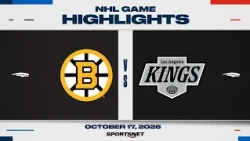 NHL Highlights | Bruins vs. Kings - October 17, 2026