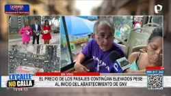 Ambulantes ocupan la avenida Bausate y Meza tras ser desalojados