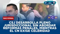 CSJ desarrolla pleno jurisdiccional sin abordar reformas penales, mientras el CN exige celeridad