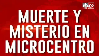 Muerte y misterio en microcentro: cayo un hombre desde un balcón