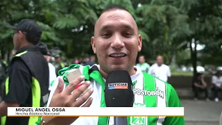 This is how Nacional fans experienced James Rodríguez's presentation at the Atanasio