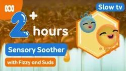 2+ hours soothing honey dripping for children's sleep and relaxation ? | Fizzy & Suds | ABC Kids