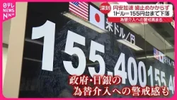 【鈴木財務相】「市場をしっかりと注目している」34年ぶり1ドル＝155円を突破