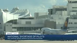 National pilot shortage is fueling growth in MSU Denver's aviation program