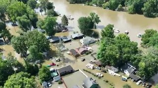 Widespread devastation from deadly flooding in Indiana