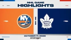 NHL Highlights | Islanders vs. Maple Leafs - October 17, 2026