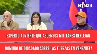 Expert warns that military promotions reflect Diosdado's control over forces in Venezuela
