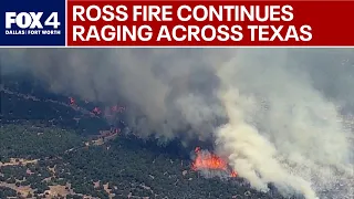 Ross Fire continues raging across Palo Pinto County