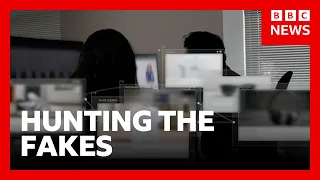 How AI is being used to spot fake goods online | BBC News