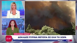 Δεκάδες πύρινα μέτωπα σε όλη την χώρα | Ειδήσεις Μεσημβρινό Δελτίο | 01/08/2026
