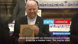 Jézus barátjaként az ifjúság szolgálatában: átadták a Parma fidei - Hit Pajzsa díjat - EWTN Hírnök