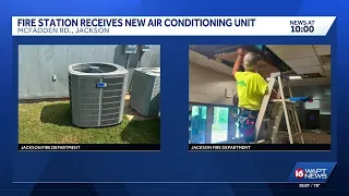 Jackson fire station receives new air conditioning unit