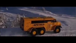 Арктический автобус в Оймяконе