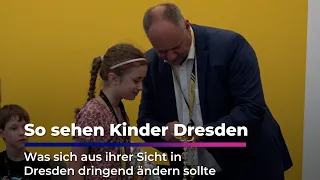 Children tell Hilbert what Dresden is missing | Sachsen Fernsehen