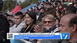 MALVINAS ARGENTINAS CELEBRATED JULY 9TH