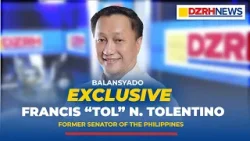 FULL EXCLUSIVE INTERVIEW: Francis "Tol" N. Tolentino, Former Senator of the Philippines