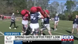 В эти выходные команды «Джагуарс» и «Кримсон Тайд» продемонстрируют свой прогресс в весенних трен...