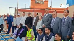 محافظ جنوب سيناء يفتتح مصنع الثلج  ومحلات بيع الأسماك داخل ميناء الصيد بمدينة طور سيناء