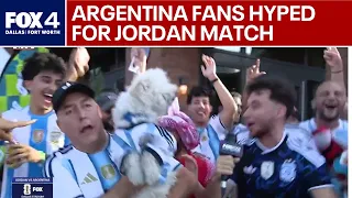 No Messi, no problem; Argentina fans hyped for Jordan match