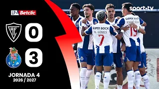 Resumo: Académico 0-3 FC Porto - Liga Portugal Betclic | sport tv