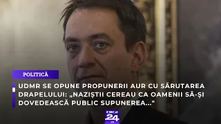 UDMR se opune propunerii AUR cu sărutarea drapelului