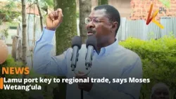 Lamu port key to regional trade, says Moses Wetang’ula