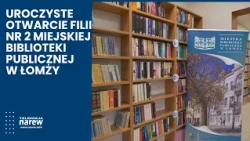 Books, education, and meetings. Branch No. 2 of the Municipal Public Library in Łomża after renov...