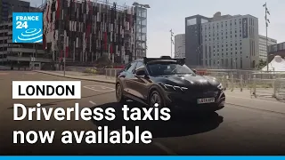 Driverless robotaxis hit the streets of London • FRANCE 24 English