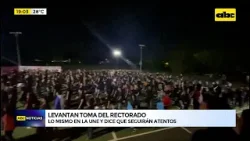 Arancel Cero: levantan toma del rectorado tras compromiso de autoridades de la UNA