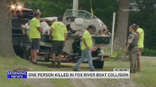 1 killed, 2 injured in boat crash on Fox River near McHenry, according to authorities