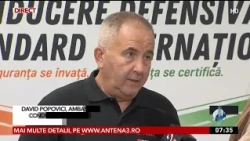 David Popovici, defensive driving ambassador following courses at the Titi Aur Academy
