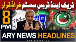 ARY News 8 PM Headlines | 26th April 2024 | "Track & Trace System is Nothing but a Fraud," Says PM