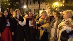 Bari, canti e tradizioni della comunità ucraina in piazza Umberto. “Ecco come festeggiamo il Natale”