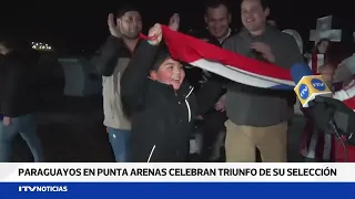 Paraguayans in Punta Arenas celebrate historic national team victory and World Cup advancement