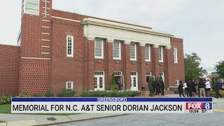 NC A&T State University students gather to mourn senior who died saving sister