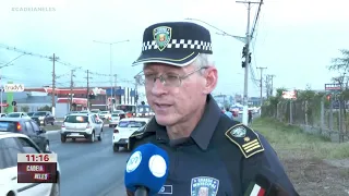 Driver loses control of car and destroys gate in Cristo Rei, Várzea Grande