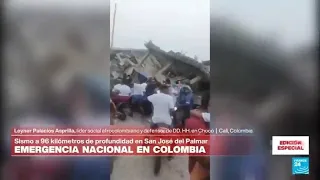 Leyner Palacios: "La naturaleza golpeó al Chocó, un pueblo golpeado por la falta de Estado"