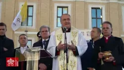 Sant'Antonio abate, il cardinale arciprete Mauro Gambetti benedice gli animali