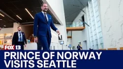 Prince of Norway visits Washington | FOX 13 Seattle