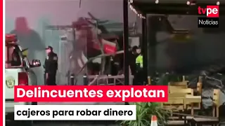 ATMs blown up