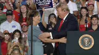 Trump campaigns for Darline Graham for midterm elections in South Carolina