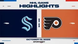 NHL Highlights | Kraken vs. Flyers - October 13, 2026