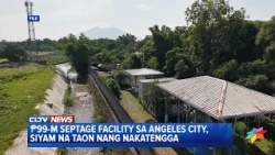 ₱99-M septage facility sa Angeles City, siyam na taon nang nakatengga | CLTV36 News Clip