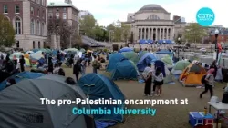 The pro-Palestinian encampment at Columbia University