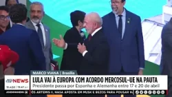 Lula embarca para a Europa com foco na implementação do acordo Mercosul-UE