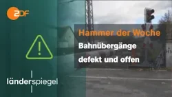 Bahn lässt Schranken offen | Hammer der Woche vom 18.11.23 | ZDF