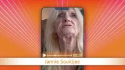 TV Oranje app videoboodschap - Jannie Souilljee