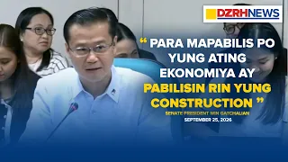 Infrastructure projects, dapat pabilisin nang may accountability — Gatchalian
