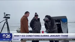 Warm weather creates dangerous ice conditions on Lake Winnebago Warm weather creates dangerous ice conditions on Lake Winnebago