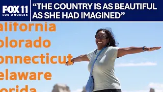 Woman fulfills late mother's wish to visit all 50 U.S. states